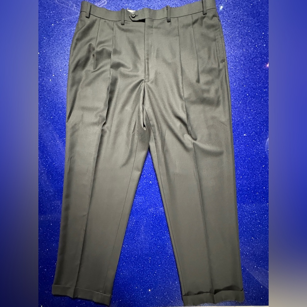 Ralph Lauren Black Pleated Tailored Dress Pants-Men’s 40/32-Good used condition